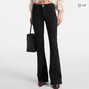 FRAME le high flare jeans size 32 noir